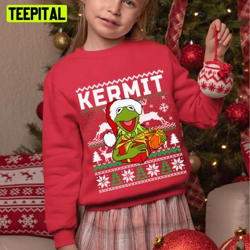 Kermit Got Presents Christmas Ugly Unisex Sweatshirt