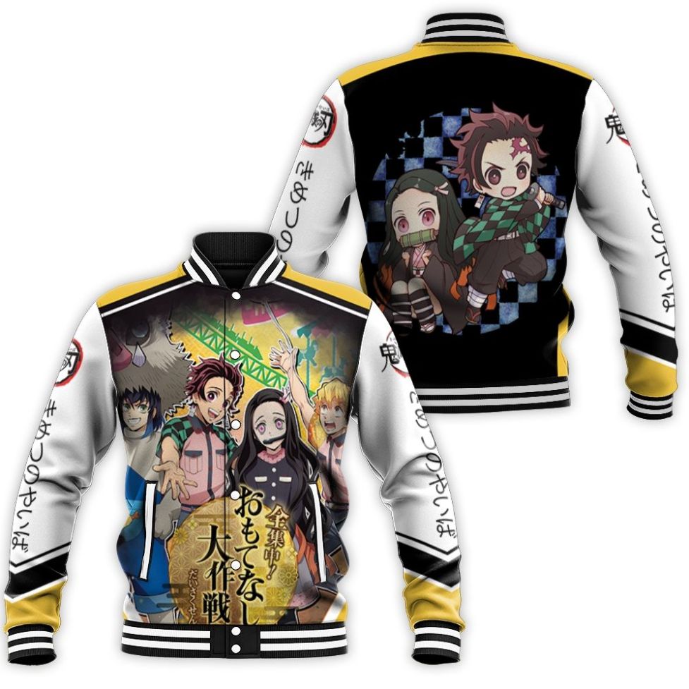 Kimetsu No Yaiba Festival Costume Baseball Jacket