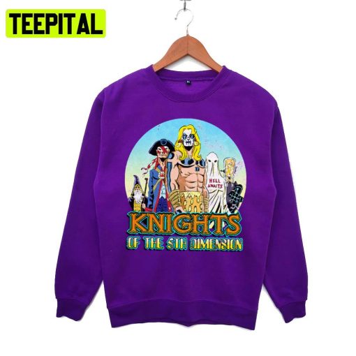Knights Of 5th Dimension Halloween Illustration Hoodie