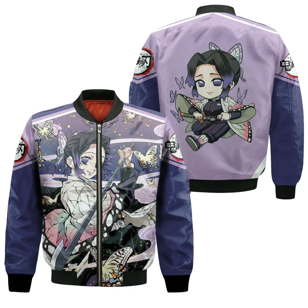 Kocho Shinobu Kimetsu No Yaiba Bomber Jacket