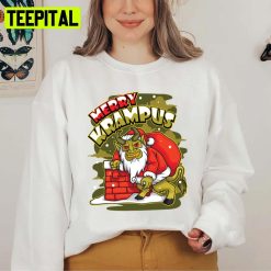 Krampus Xmas Joke Merry Christmas Unisex Sweatshirt