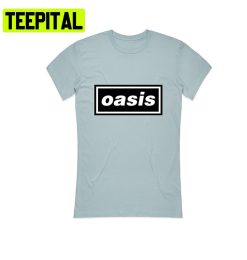 Ladies Blue Oasis Logo Liam Noel Gallagher Trending Unisex Shirt