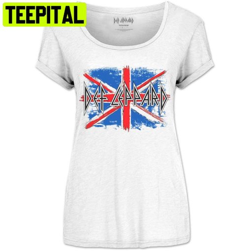 Ladies Def Leppard Union Jack Trending Unisex Shirt