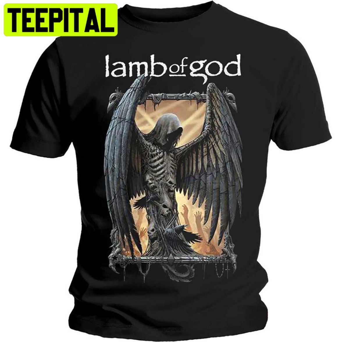 Lamb Of God Winged Death Ashes Of The Wake Trending Unisex Shirt