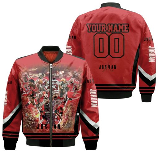 Legend Chicago Bulls 23 Michael Jordan Personalized Bomber Jacket