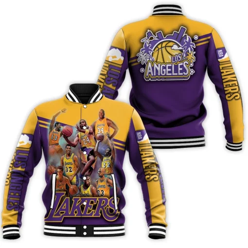 Legend Of Los Angeles Lakers Western Conference Nba Baseball Jacket