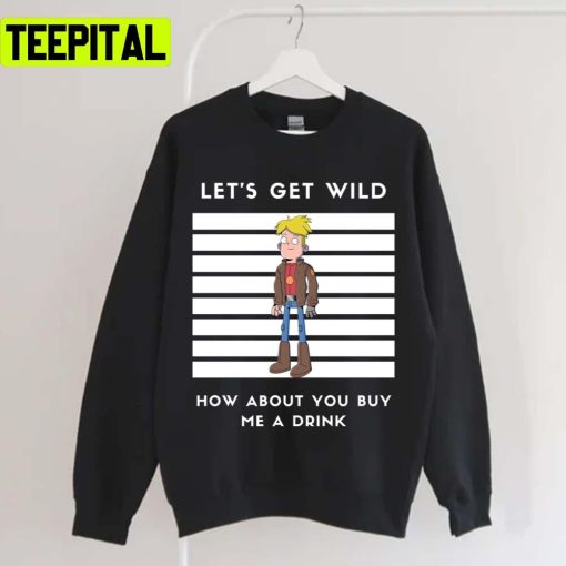 Let’s Get Wild Mooncake Design Design Final Space Unisex T-Shirt