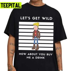 Let’s Get Wild Mooncake Design Design Final Space Unisex T-Shirt