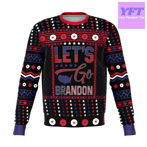 Let’s Go Brandon For For Meme 3d Ugly Christmas Sweater