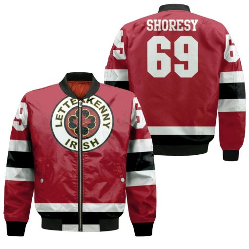 Letterkenny Irish Nhl 2020 Red Bomber Jacket