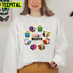 Lgbt Bees Minecraft Fun Game Unisex Sweatshirt