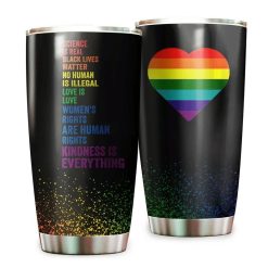 LGBT Rainbow Stainless Steel Cup