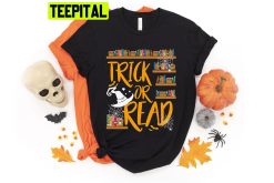 Librarian Trick Or Read Halloween Book Lovers Trending Unisex Shirt