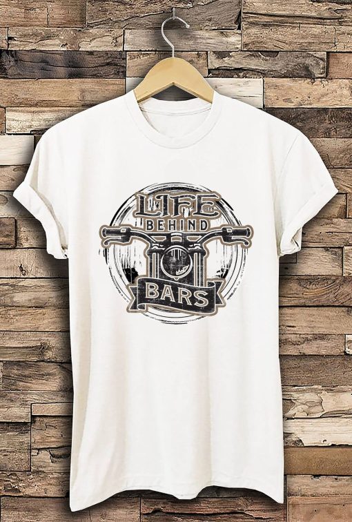 Life Behind Bars Funny Biker Unisex T-Shirt