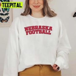 Logo Text Nebraska Football Unisex Sweatshirt