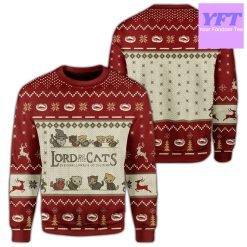 Lord Of Cats Xmas 3d Ugly Christmas Sweater