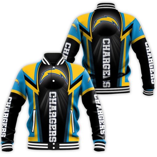 Los Angeles Chargers For Fans Baseball Jacket