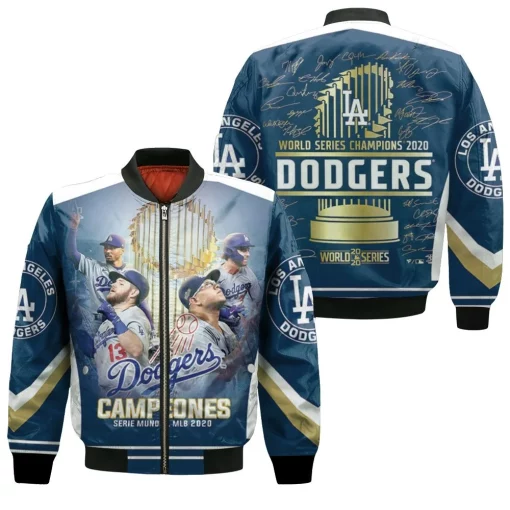 Los Angeles Dodgers Campeones Serie Mundial Mlb 2020 Bomber Jacket