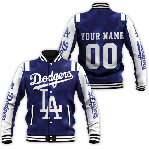 Los Angeles Dodgers Mlb Fan 3d Personalized Baseball Jacket