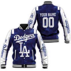 Los Angeles Dodgers Mlb Fans 3d Personalized Baseball Jacket