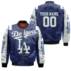 Los Angeles Dodgers Mlb Fans 3d Personalized Bomber Jacket