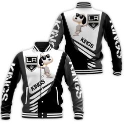 Los Angeles Kings Snoopy For Fans 3d Baseball Jacket