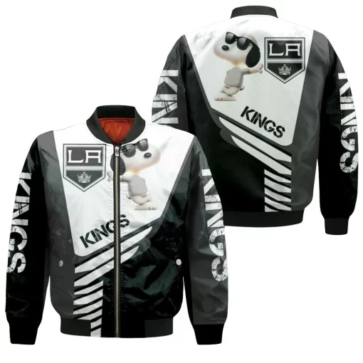 Los Angeles Kings Snoopy For Fans 3d Bomber Jacket