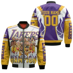 Los Angeles Laker Nba Finals Champions Personalized Bomber Jacket