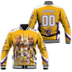 Los Angeles Lakers Champions Nba Western Personalized Baseball Jacket