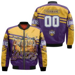 Los Angeles Lakers Logo Nba Western Conference Nba Bomber Jacket