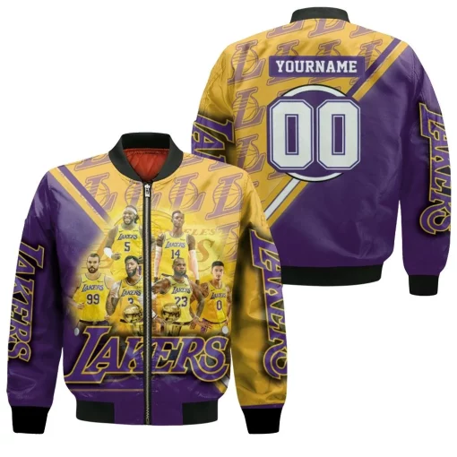 Los Angeles Lakers Nba Western Conference Logo Bomber Jacket