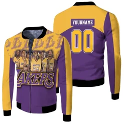 Los Angeles Lakers Nba Western Conference Robot Fleece Bomber Jacket