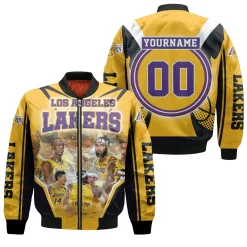 Los Angeles Lakers Player Photo Logo Western Conference Bomber Jacket