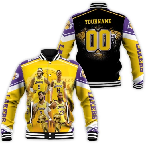 Los Angeles Lakers Western Conference Mashup Batman Baseball Jacket