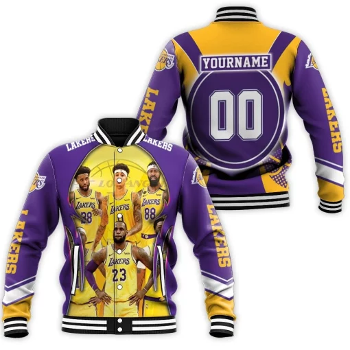 Los Angeles Lakers Western Conference Thank You Fans Baseball Jacket