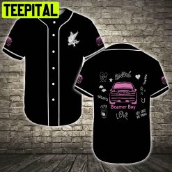 Love PEEP BASEBALL SHIRT 3D Design All Over Printed Trending Baseball Jersey