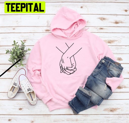 Lovers Hand In Hand Trending Unisex Hoodie