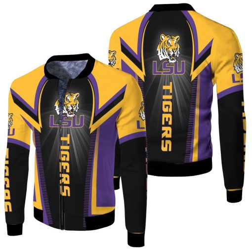 Lsu Tigers Ncaa Fan For Tigers Lover 3d Jersey Fleece Bomber Jacket