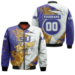 Lsu Tigers Ncaa For Lsu Fan 3d Personalized Bomber Jacket