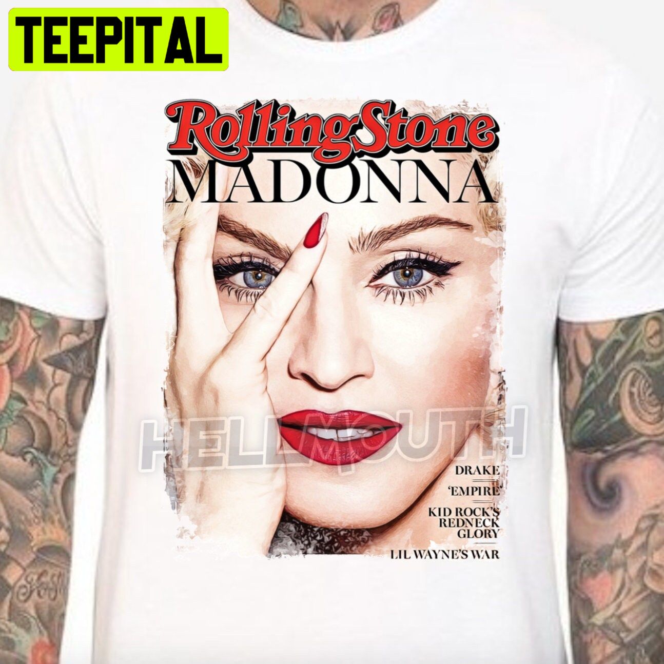 Madonna Rolling Stone Halloween Trending Unsiex T-Shirt
