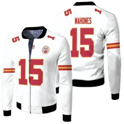 Mahomes 15 Kansas City Chiefs For Nfl Fan 3d Fleece Bomber Jacket