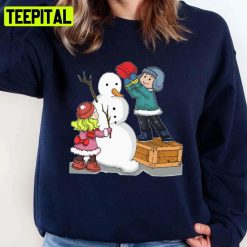 Making Snowman Christmas Design Xmas Unisex Sweatshirt