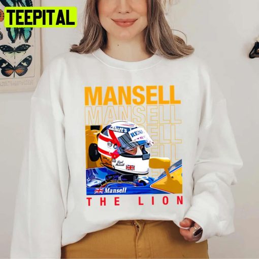 Mansell Helmet The Lion Legend 1992 Formula 1 Nigel Mansell Unisex T-Shirt