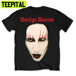 Marilyn Manson Red Lips Rock Heavy Metal Trending Unisex Shirt