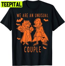 Marvel Wandavision Halloween An Unusual Couple Portrait Trending Unisex Shirt