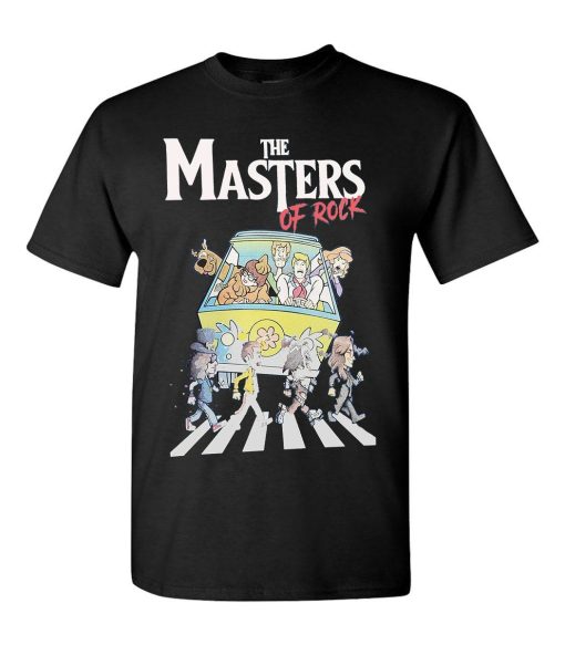 Masters Of Rock Scooby Doo Funny Humor Shirt