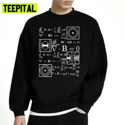 Maxwell’s Equations Retro Design Unisex Sweatshirt