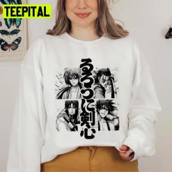 Meiji Team Black Rurouni Kenshin Unisex Sweatshirt