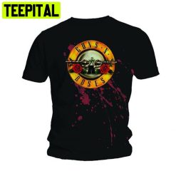 Mens Guns N Roses Bullet Logo Slash Axl Rose Trending Unisex Shirt