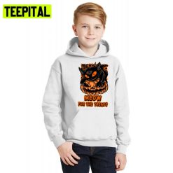 Meow For The Treat Halloween Illustration Hoodie